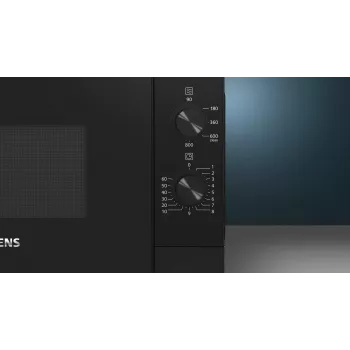 Siemens iQ300 FF020LMB2 mikroaaltouuni musta solo-mikroaaltouuni pöytämalli 20 l 800 W