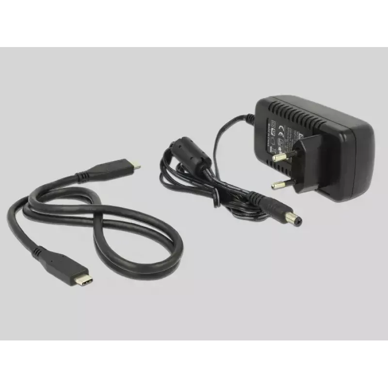 Delock - kiintolevyn telakointiasema paikat: 1 - SATA 6Gb/s - USB 3,1 (Gen 2) - musta (63958)