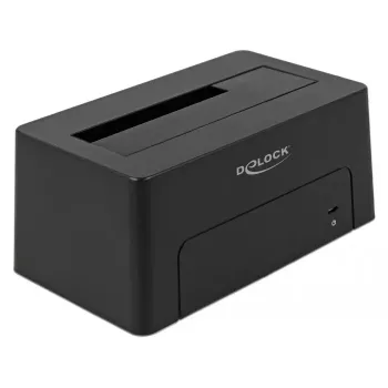 Delock - kiintolevyn telakointiasema paikat: 1 - SATA 6Gb/s - USB 3,1 (Gen 2) - musta (63958)
