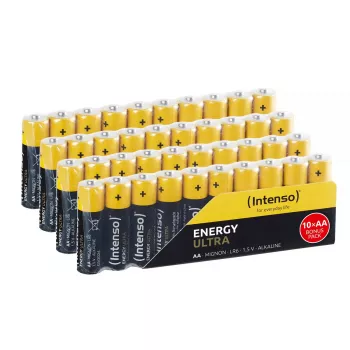 Kertakäyttöparisto Intenso 7501520 Energy Ultra Alkaline AA Mignon 40 kpl pakkaus