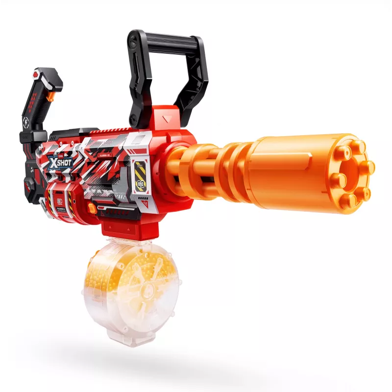 Gel Blaster Zuru XSHOT Hyper Gel Gatling Blaster – moottorikäyttöinen leikkausblasteri, pyörivä piippu