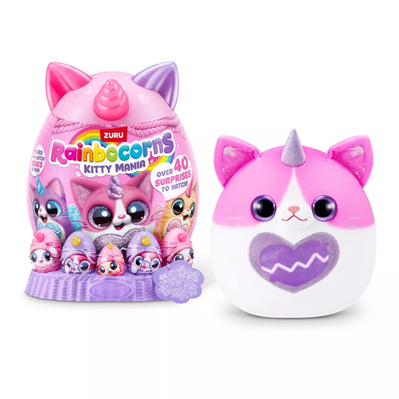 Pehmolelu Zuru Rainbocorns Kitty Mania, monivärinen, yli 3-vuotiaille