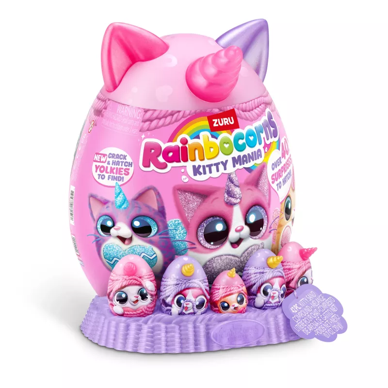 Pehmolelu Zuru Rainbocorns Kitty Mania, monivärinen, yli 3-vuotiaille