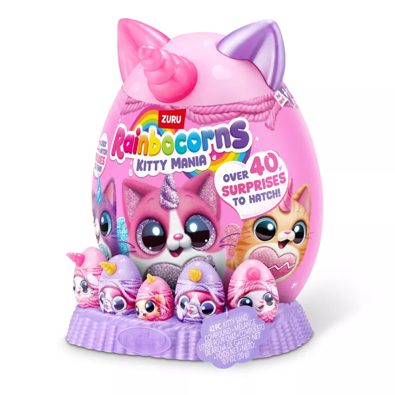 Pehmolelu Zuru Rainbocorns Kitty Mania, monivärinen, yli 3-vuotiaille