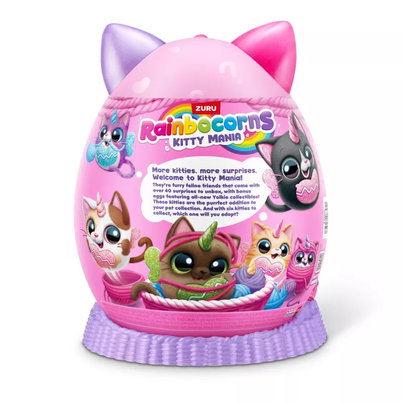 Pehmolelu Zuru Rainbocorns Kitty Mania, monivärinen, yli 3-vuotiaille