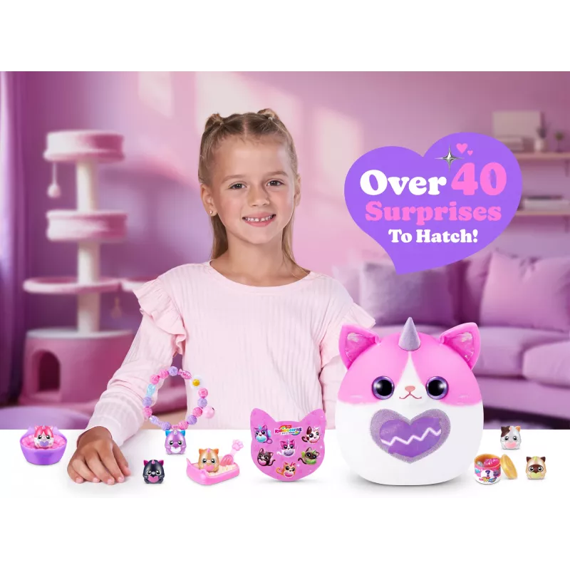 Pehmolelu Zuru Rainbocorns Kitty Mania, monivärinen, yli 3-vuotiaille