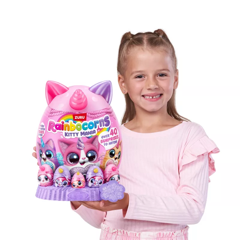 Pehmolelu Zuru Rainbocorns Kitty Mania, monivärinen, yli 3-vuotiaille
