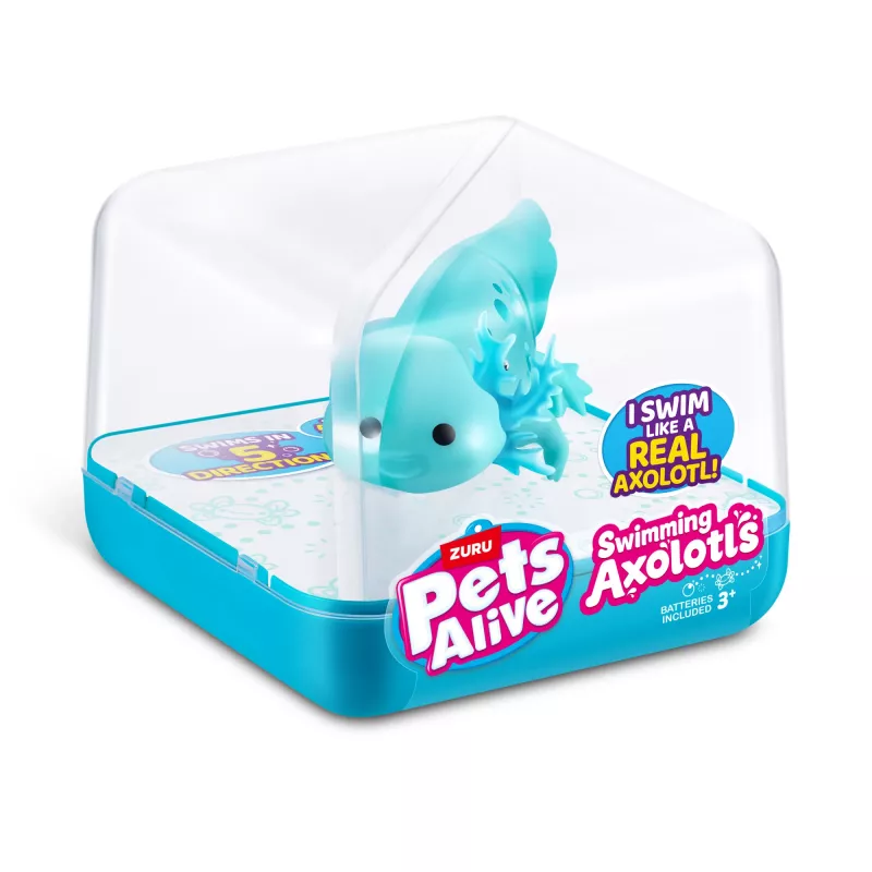 Pehmolelu Zuru Pets Alive kelluva aksolotli pehmolelu, kissanlelu kokoinen, malli 9556UQ1
