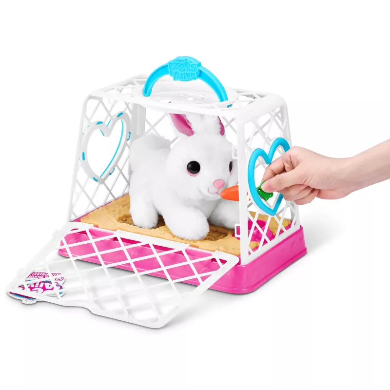 Pehmolelu Zuru Mama Bunny & Baby Surprise, interaktiivinen pehmopari, lajiteltu