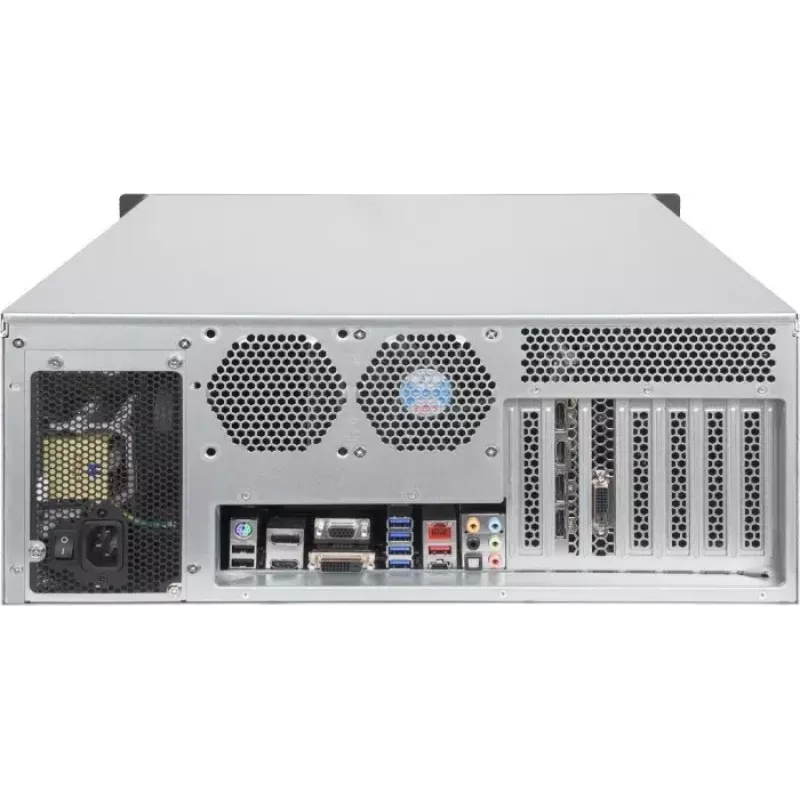 Rack-kotelo SILVERSTONE SST-RM41-H08 8-Bay 1U palvelinkotelo – kompakti rack-asennettava kotelo