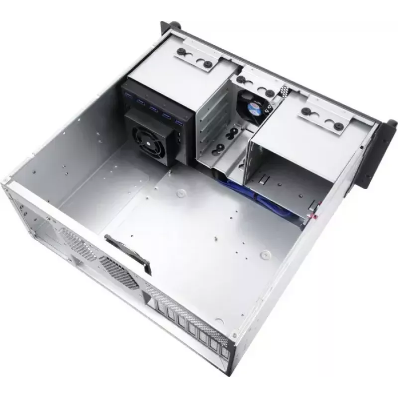 Rack-kotelo SILVERSTONE SST-RM41-H08 8-Bay 1U palvelinkotelo – kompakti rack-asennettava kotelo