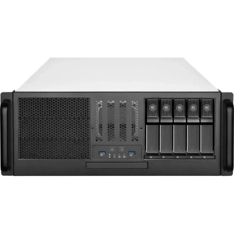 Rack-kotelo SILVERSTONE SST-RM41-H08 8-Bay 1U palvelinkotelo – kompakti rack-asennettava kotelo