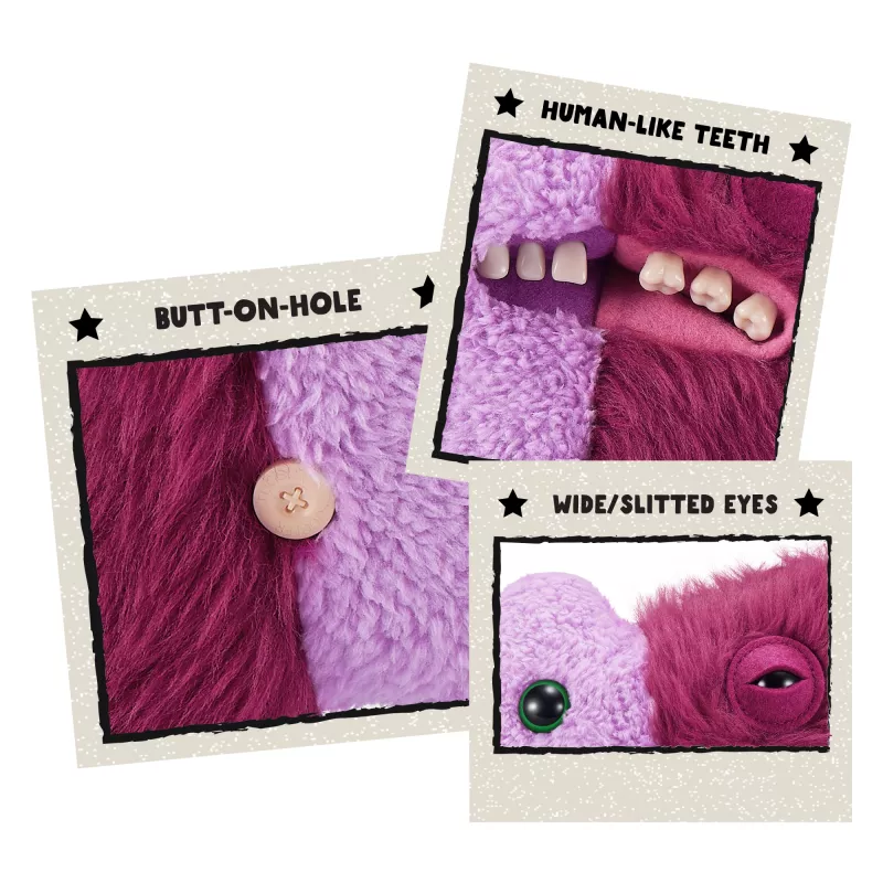Pehmolelu Zuru Fuggler Misfit Monsters 9 tuumaa — lajiteltu pehmofiguuri, yksittäiskappale
