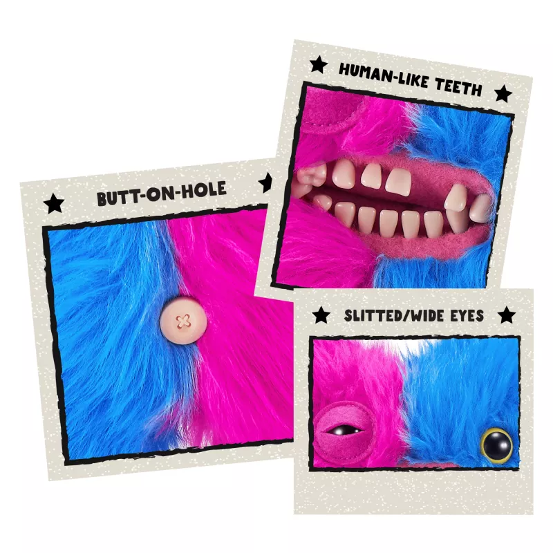 Pehmolelu Zuru Fuggler Misfit Monsters 9 tuumaa — lajiteltu pehmofiguuri, yksittäiskappale