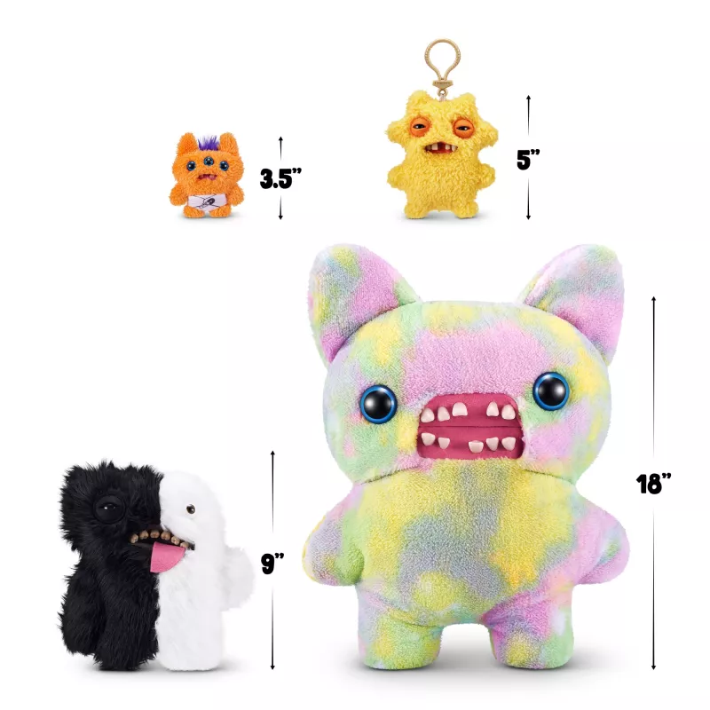 Pehmolelu Zuru Fuggler Misfit Monsters 9 tuumaa — lajiteltu pehmofiguuri, yksittäiskappale
