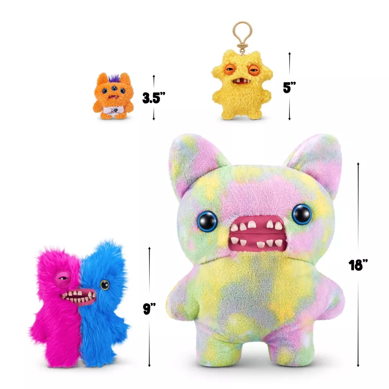 Pehmolelu Zuru Fuggler Misfit Monsters 9 tuumaa — lajiteltu pehmofiguuri, yksittäiskappale