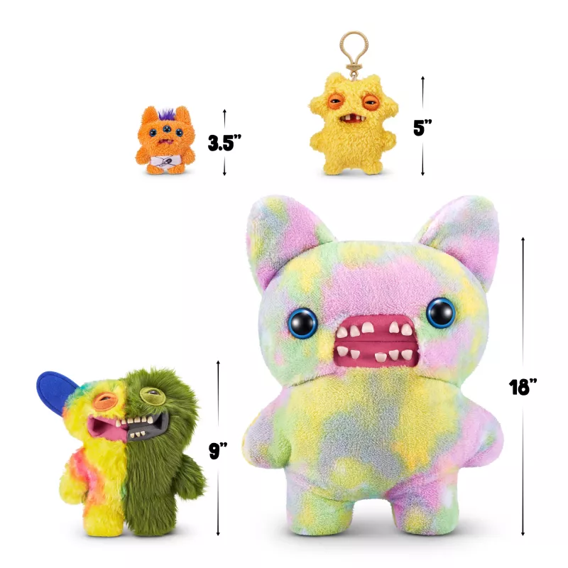 Pehmolelu Zuru Fuggler Misfit Monsters 9 tuumaa — lajiteltu pehmofiguuri, yksittäiskappale