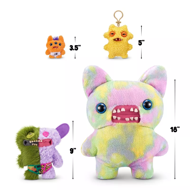 Pehmolelu Zuru Fuggler Misfit Monsters 9 tuumaa — lajiteltu pehmofiguuri, yksittäiskappale