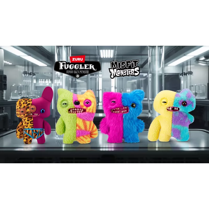 Pehmolelu Zuru Fuggler Misfit Monsters 9 tuumaa — lajiteltu pehmofiguuri, yksittäiskappale