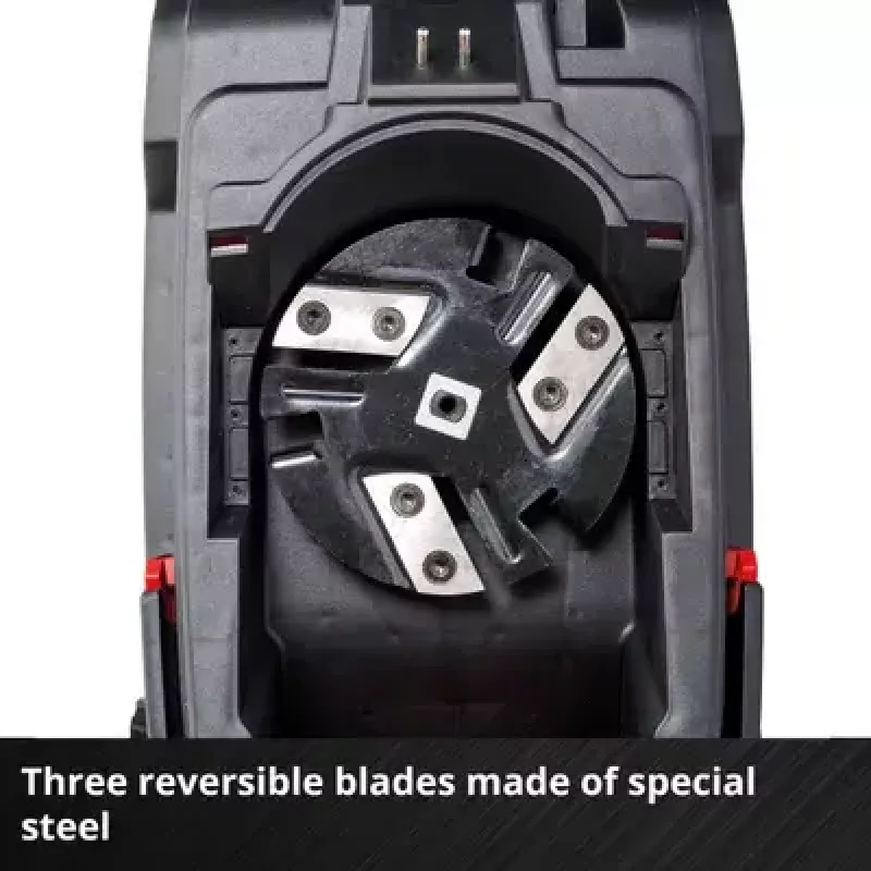 Einhell REDAXXO 36/25 akkukäyttöinen veitsisilppuri puutarhaan, 36 V (2x18 V), oksan enimmäispaksuus 25 mm, ilman akkua ja laturia, punainen/musta