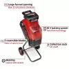 Einhell REDAXXO 36/25 akkukäyttöinen veitsisilppuri puutarhaan, 36 V (2x18 V), oksan enimmäispaksuus 25 mm, ilman akkua ja laturia, punainen/musta
