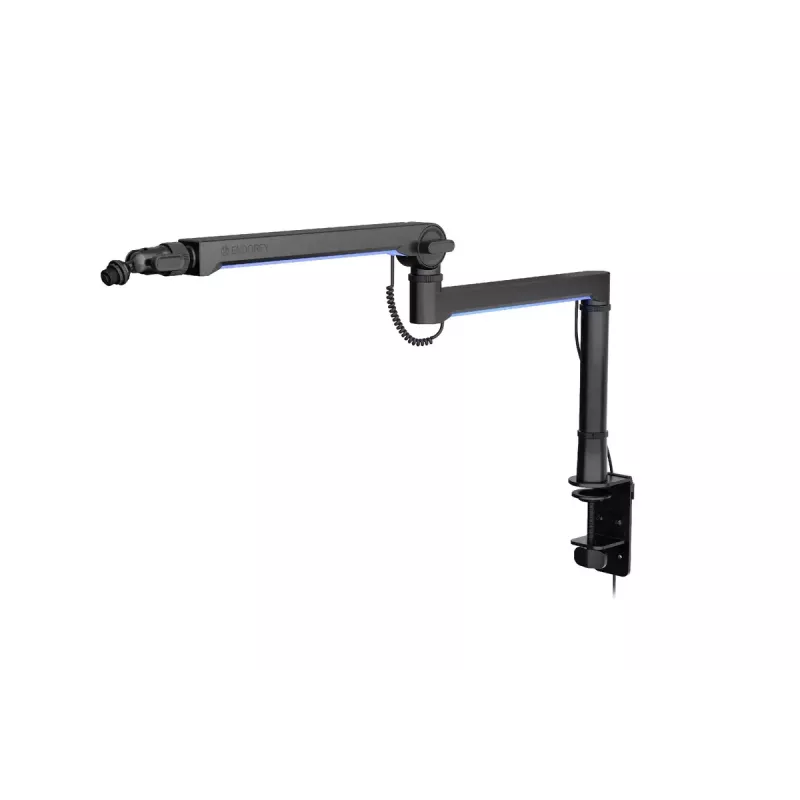 ENDORFY Broadcast Low Profile RGB Boom Arm EY0A010 mikrofonivarsi, pöytäkiinnitys, enintään 2 kg, musta