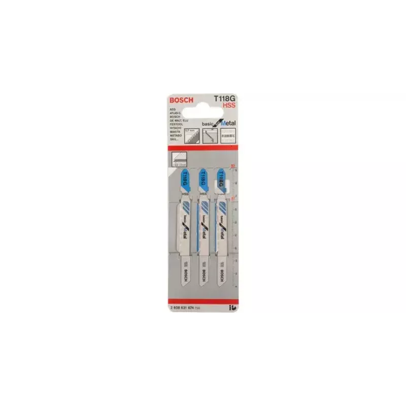 Pistosahanterät Bosch T 118 G Basic for Metal 2608631674