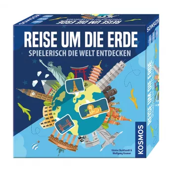 Kosmos Reise um die Erde -lautapeli matka-/seikkailupeli, opi maailmasta leikkien