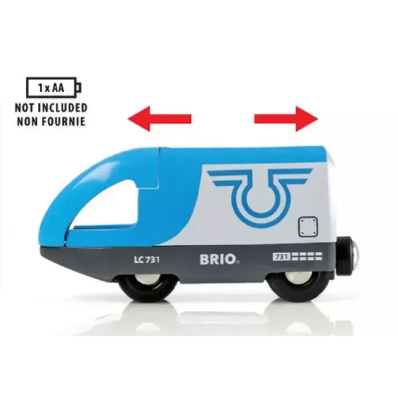 BRIO 33506 leluajoneuvon ratatarvike — 3-osainen, monivärinen, AAA-paristo