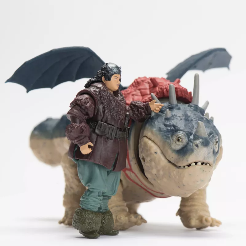 Toimintahahmosarja Spinmaster – DreamWorks Dragons: Gronckle & Fishlegs, monivärinen, 4-vuotiaasta