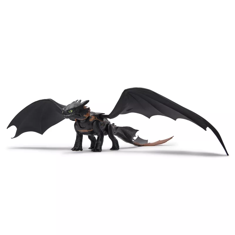 Toimintahahmo Spinmaster Ultimate Plasma Blast Toothless 25 tuuman siivet valo & ääni, 4-vuotiaasta