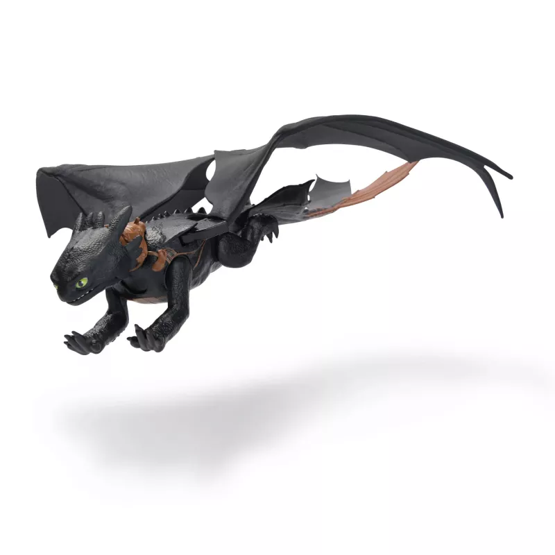Toimintahahmo Spinmaster Ultimate Plasma Blast Toothless 25 tuuman siivet valo & ääni, 4-vuotiaasta
