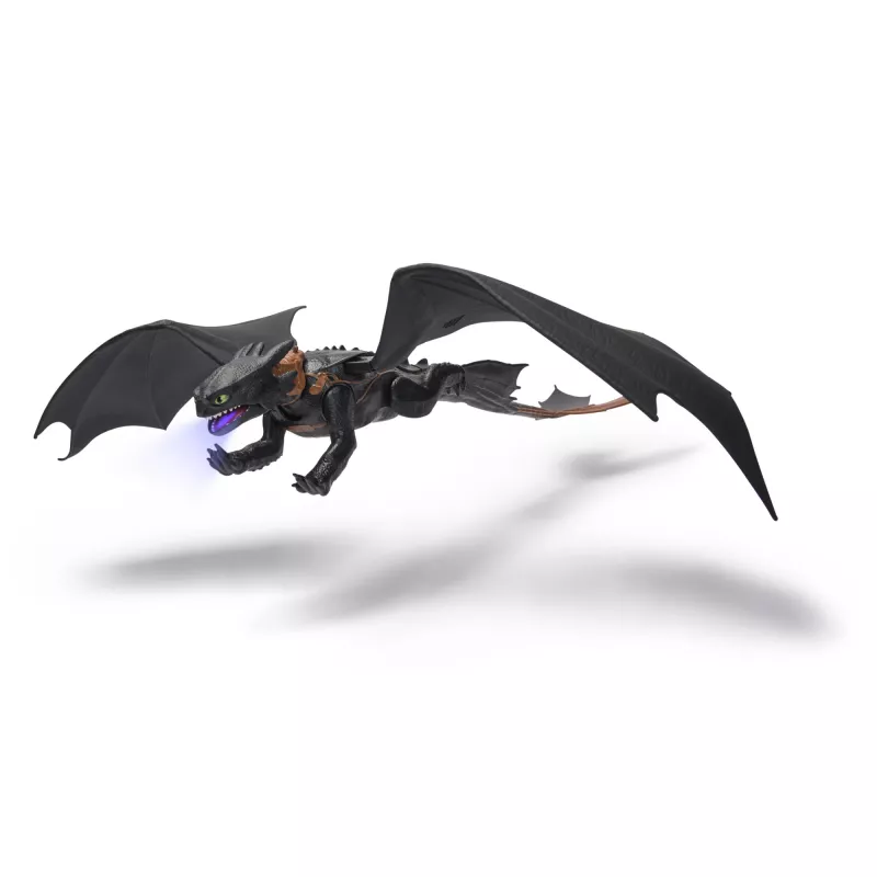 Toimintahahmo Spinmaster Ultimate Plasma Blast Toothless 25 tuuman siivet valo & ääni, 4-vuotiaasta