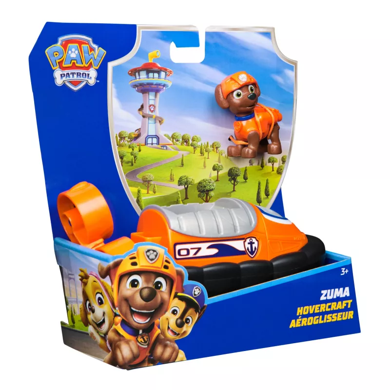 Ajoneuvo PAW Patrol Zumas Hovercraft muovi musta oranssi 3+