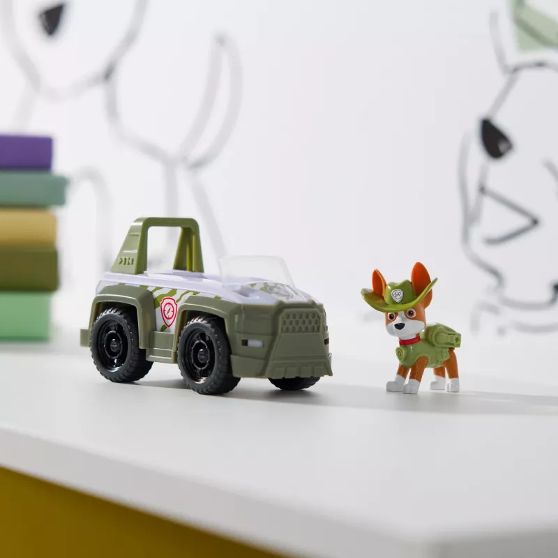 Ajoneuvo PAW Patrol Trackerin viidakon pelastusajoneuvo vihreä muovi