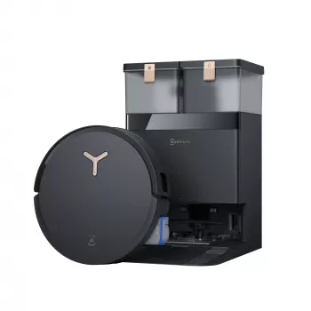 Imurobotti Ecovacs Deebot X8 Pro Omni, musta, pölypussi 0,22 L, käyttöaika 145 min, Li-Ion 6400 mAh