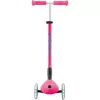 Kompaktiskootteri GLOBBER Primo Foldable Plus Lights – pinkki/vaaleansininen