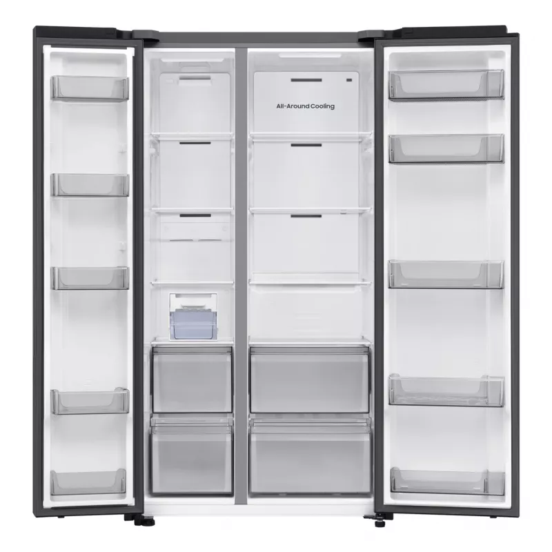 Samsung Series 6 RS70F65QEF side-by-side-jääkaappi vapaasti seisova 659 L musta