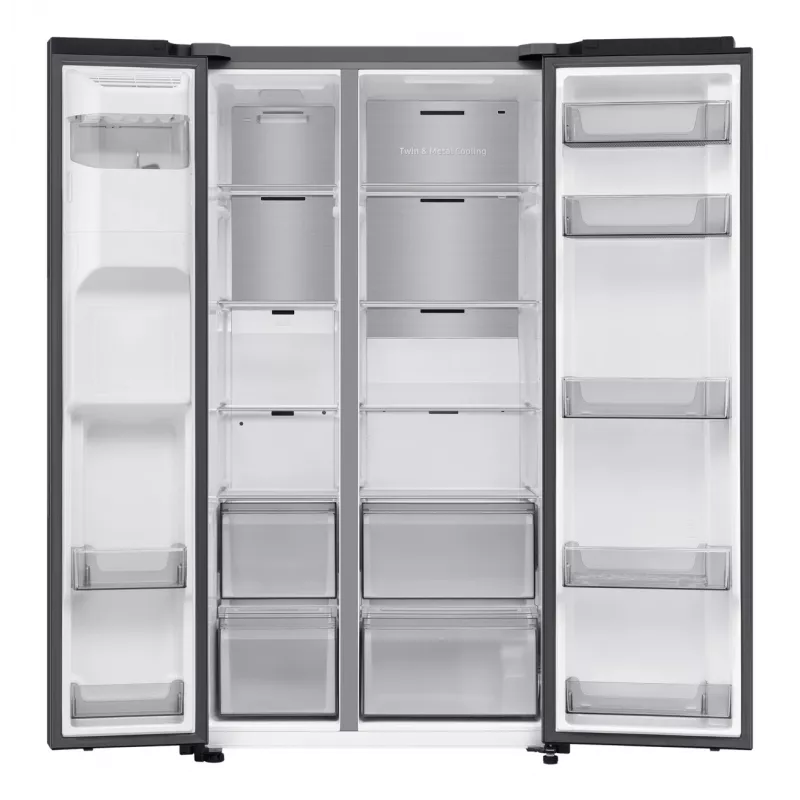 Samsung Series 7 RS70F66KCF side-by-side-jääkaappi vapaasti seisova 634 L musta