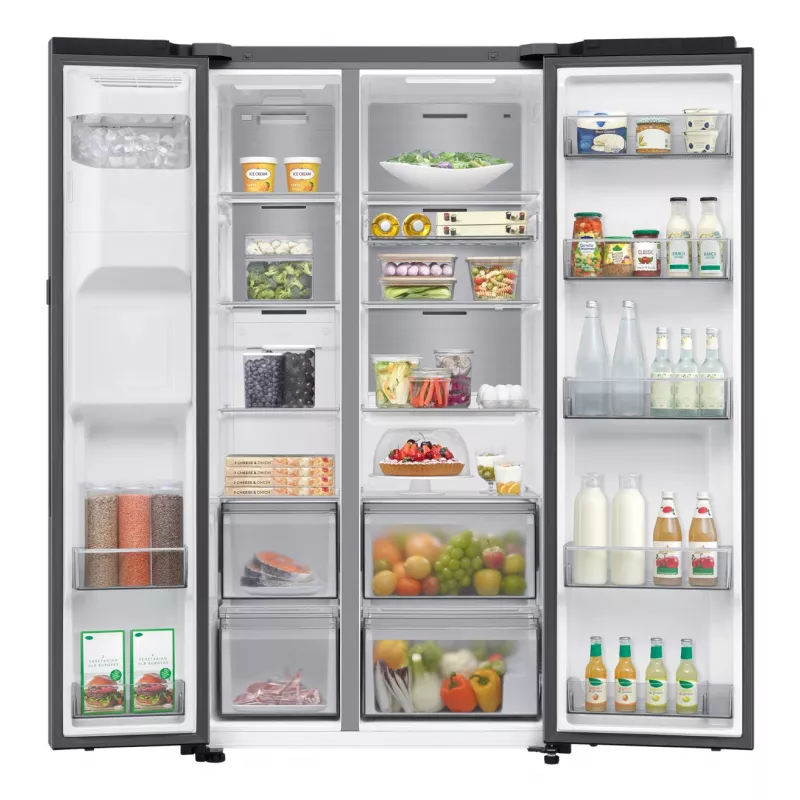 Samsung Series 9 RS90F64EDT side-by-side-jääkaappi vapaasti seisova 621 L ruostumaton teräs