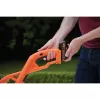 Black & Decker ST182320-QW akkukäyttöinen ruohotrimmeri, 18 V, 2,0 Ah Li-Ion, 25 cm leikkuuleveys, sis. akun ja laturin, oranssi/musta