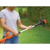 Black & Decker ST182320-QW akkukäyttöinen ruohotrimmeri, 18 V, 2,0 Ah Li-Ion, 25 cm leikkuuleveys, sis. akun ja laturin, oranssi/musta