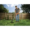 Black & Decker ST182320-QW akkukäyttöinen ruohotrimmeri, 18 V, 2,0 Ah Li-Ion, 25 cm leikkuuleveys, sis. akun ja laturin, oranssi/musta