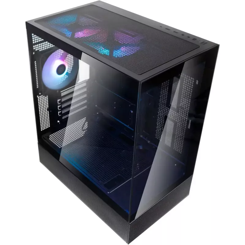 Tietokonekotelo Silverstone Technology Lucid 04 ATX musta