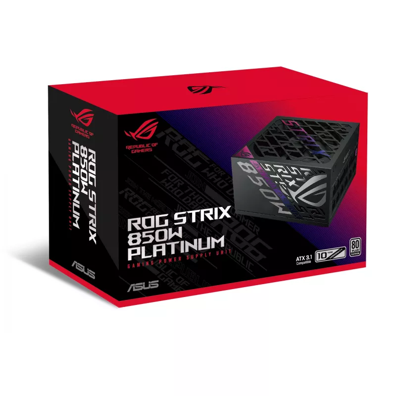 ASUS ROG -STRIX-850P-GAMING virtalähde 850 W 20+4 pin ATX ATX musta