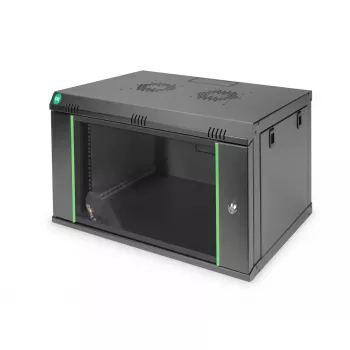 Seinäkiinnitysteline Digitus DN-19 07-U-EC-SW 600x450 mm