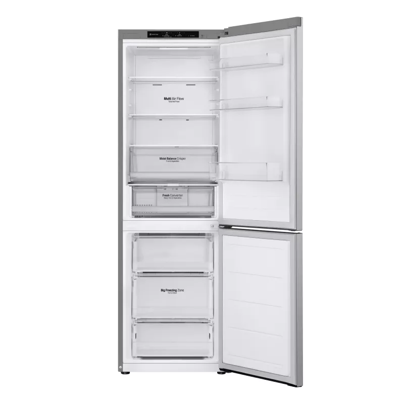 LG GBV3100CPY.APYQEUR jää-pakastinyhdistelmä vapaasti seisova 344 L hopea