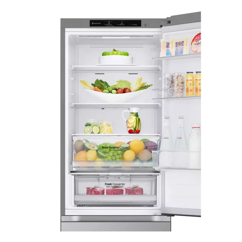 LG GBV3100CPY.APYQEUR jää-pakastinyhdistelmä vapaasti seisova 344 L hopea