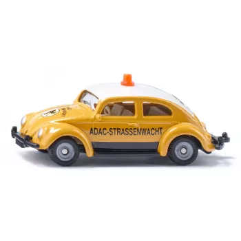Klassinen automalli Usorteret VW Beetle ADAC, esikoottu, 78×38×29 mm