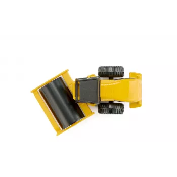 Siku MAN kuorma-auto tiejyrällä, kuorma-auto/perävaunu malli, 1:87, MAN, poika/tyttö, metalli, muovi, punainen, keltainen
